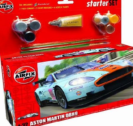 Airfix A50110 Aston Martin DBR9 Gulf 1:32 Scale Model Large Starter Set