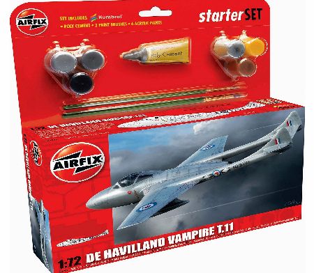 Airfix D.H. Vampire Starter Gift