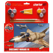 Airfix Db Mirage Iii 1:72 Scale Cat 2 Gift Set