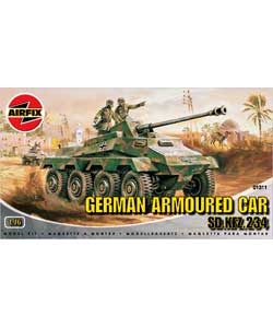 Airfix German Armoured Car Military Vehicle