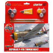 Airfix P-47D Thunderbolt 1:72 Scale Cat 2 Gift Set