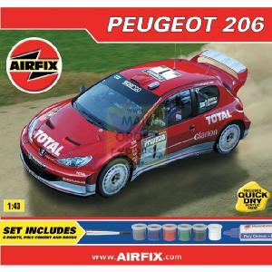 Airfix Peugeot 206 1 43 Scale Kit Set