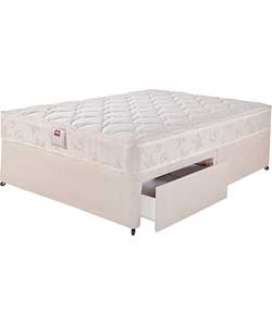 AIRSPRUNG Ascot Memory Single Divan Bed - 2 Drw