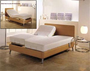 AIRSPRUNG Beds- Autonomy- 5FT Adjustable bed 2 x 2ft 6" linked