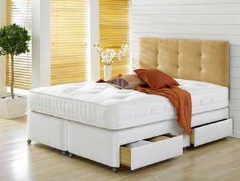 Airsprung Beds Hush Serene Dream 1400 Latex Divan and Mattress
