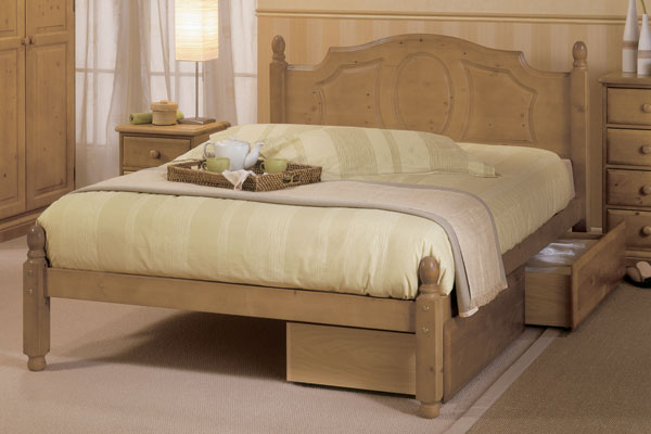 Airsprung Beds Newark Pine Bed Frame Kingsize 150cm