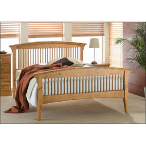 Airsprung Beds- The Montreal- 4ft 6 Double Wooden Bedstead