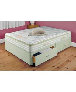 Berkley 4ft6 Double Divan - Pillowtop Matt - 2 Drw