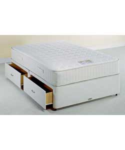 airsprung Berkley Memory Super King Size Divan - 4 Drawers