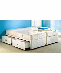 AIRSPRUNG Brooklyn Super King Size Zip n; Link Divan