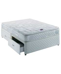 AIRSPRUNG Cheshire Pillowtop Double Divan - 4 Drawer