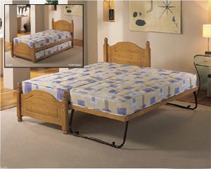 Airsprung Columbia 2FT 6 Single Wooden Guest Bed