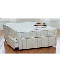 airsprung Double Divan/Ortho Support Mattress - 2 Drawers