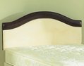 AIRSPRUNG faux fur and leather headboard