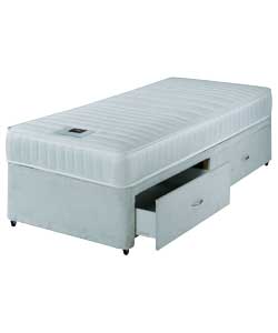 AIRSPRUNG Felicity Trizone Memory Single Divan - 2 Drawer