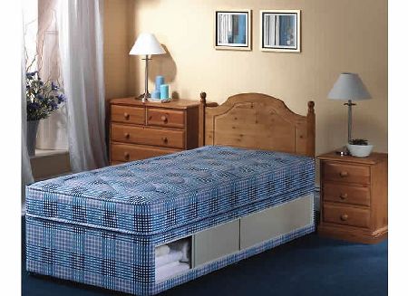 Airsprung Hudson Divan Set, Small Single, Side