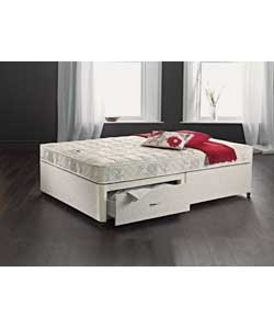 Airsprung Lynton Quilted Double Divan Bed - 2 Drw