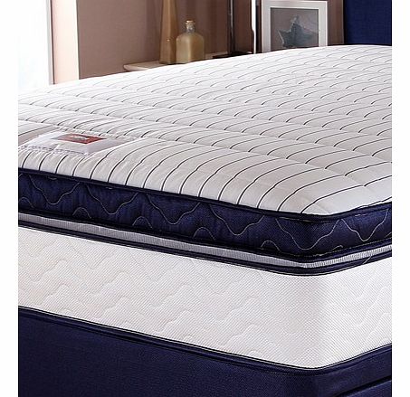 Airsprung Mattresses Catalina Box Top 5ft King Size Mattress In Navy