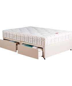 Airsprung Ortho Cushiontop Kingsize Divan Bed -