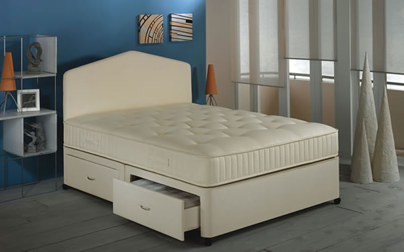 Airsprung Ortho Pocket 1200 Divan Bed, Double, 2
