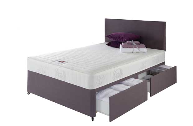 Airsprung Penryn Zoned Memory Double 4 Drw Divan