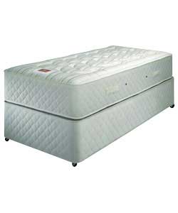 airsprung Single Divan with Back Rest Mattress - Non Storage