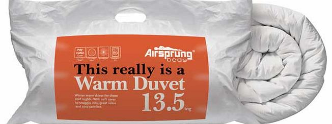 Airsprung Warm and Soft 13.5 Tog Duvet - Single