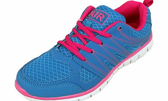 Airtech Womens Shock Absorbing Girls Running Trainers Jogging Gym Fitness Trainer Shoe 5