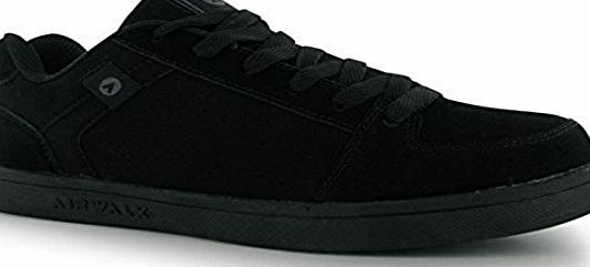 Airwalk Mens Brock Skate Shoes Lace Up Suede Accents Sport Casual Trainers Black UK 8