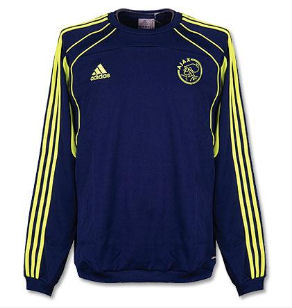 Ajax Adidas 2010-11 Ajax Adidas Sweat Top (Navy)