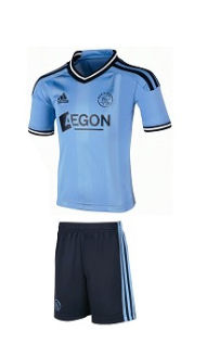Ajax Adidas 2011-12 Ajax Adidas Away Little Boys Mini Kit