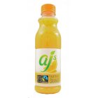 AJ`s Case of 12 AJs Fairtrade Orange Juice 500ml