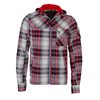 Plaid Hooded Jacket (Red)