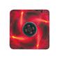 AKASA 120mm Crystal Red case Fan - Red LED