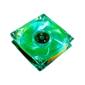 AKASA 80mm Crystal Blue case Fan Green LED RPM cntrl BB