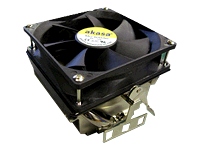 Akasa AK872 Fan Athlon 64 FX 57 64x2 Dual Core Ni coated Cu Base with 2 x 8mm Heatpipe 92mm Fan