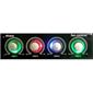AKASA Black Control Panel for 4 fans - LED dials