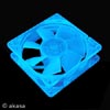 AKASA BLUE UV COLOR 8CM CASE COOLER AK176BL-S
