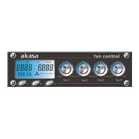 Akasa LCD fan controller to fit in 5.25 bays