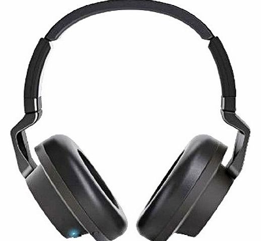 K845 High-Performance Wireless Foldable Over-Ear Headphones - Black