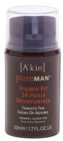 A`kin PureMAN Visibly Fit 24 Hour Moisturiser 50ml