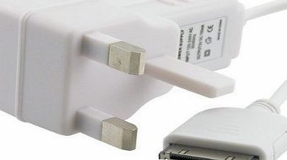 NEW iPOD APPLE WHITE MAINS CHARGER (Nano 4th amp; 5th Generation with Camera 8GB 16GB, iPod Touch 3rd Generation 8GB 32GB 64GB , New iPod Classic 160GB 7th Generation , Apple iPhone 3G amp; 3GS, FCC