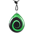 Swirling Drop Murano Glass Necklace