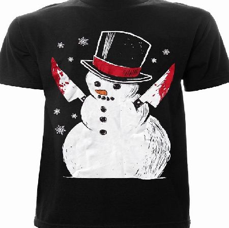 Akumu Ink Killer Snowman T-Shirt - Size: S 7TM09