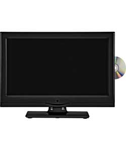 Alba 16 Inch HD Ready LED TV DVD Combi - Black