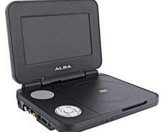 Alba 7 Inch Portable DVD Player - Pink, White, Black or Silver (Black) (Package may vary)
