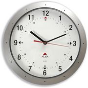 Alba Easytime Wall Clock Quartz with Plastic Lens and Case Diameter 320mm Grey Ref HORMURM