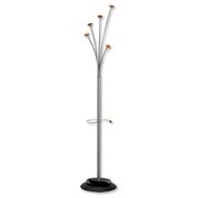Festival Hat and Coat Stand Tubular Steel with Umbrella Holder and 5 Pegs Ref PMFEST
