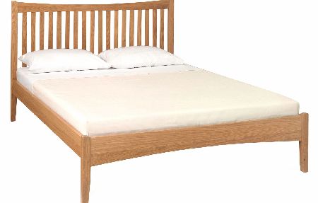 ALBA Oak Low Footend Bedstead - Double or King