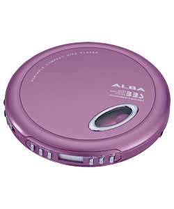 Pink Personal CD Player